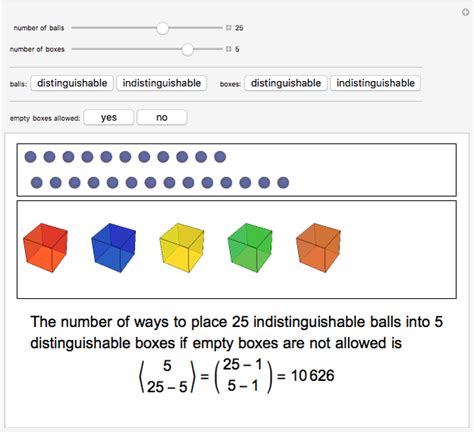 how to distribute k balls into boxes